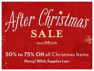 After Christmas Sale